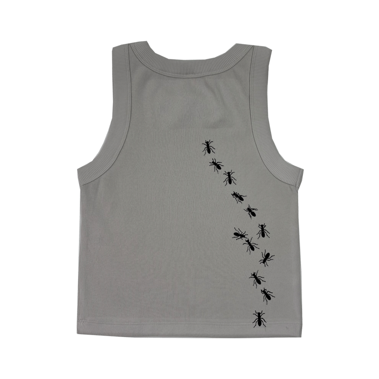 Music Crop Tank (women's) Grey Image 2