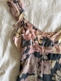 Image 3 of Vintage Y2K rare silk asymmetrical hem floral fairy cami 