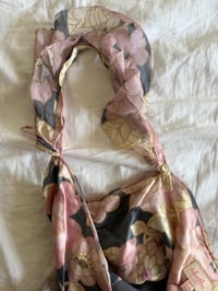 Image 4 of Vintage Y2K rare silk asymmetrical hem floral fairy cami 