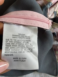 Image 6 of Vintage Y2K rare silk asymmetrical hem floral fairy cami 