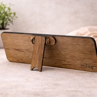Image 3 of Wooden Name Puzzle with Stand – Custom Colors & Words