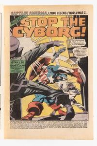 Image 7 of Captain America 119 124 125 by Gene Colan and Stan Lee