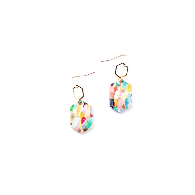 Watercolor Earrings 