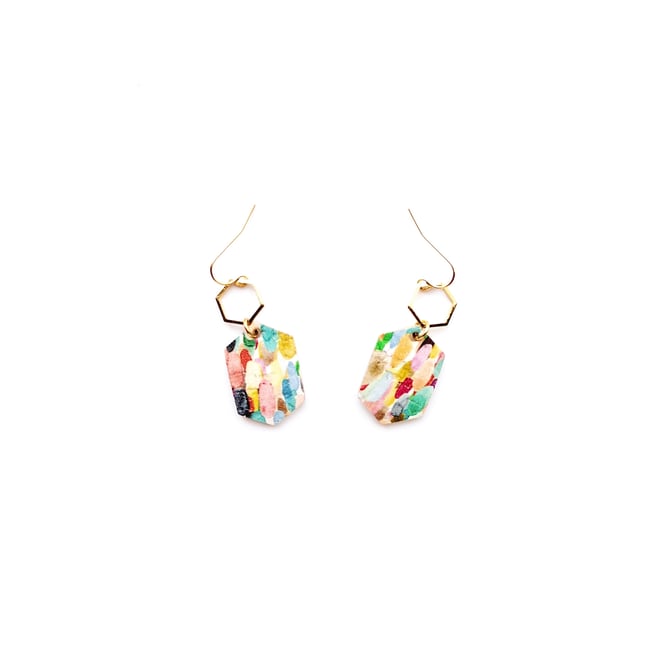 Watercolor Earrings 