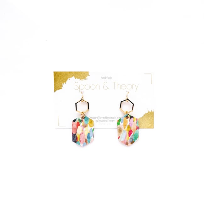 Watercolor Earrings 