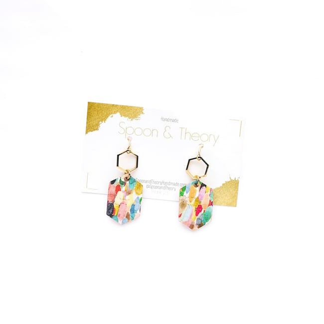 Watercolor Earrings 