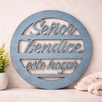 Image 1 of Custom Wood Round Sign – Home Decor