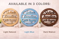 Image 2 of Custom Wood Round Sign – Home Decor