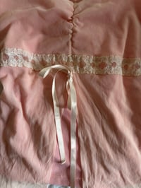 Image 4 of 2000s Italian vintage baby pink asymmetrical hem fairy top 