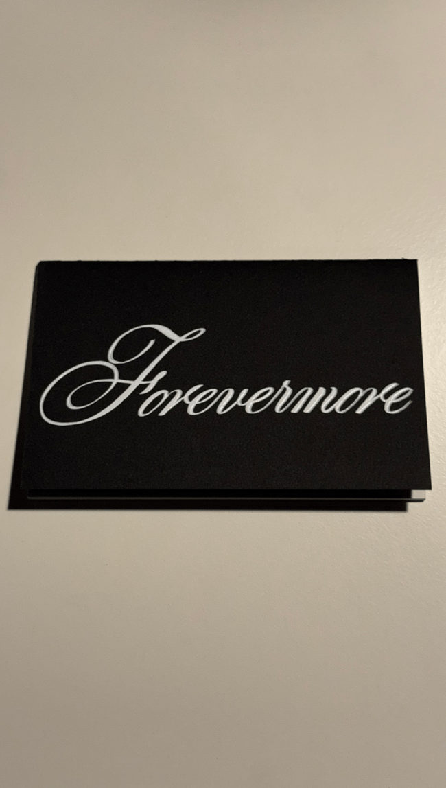 FOREVERMORE .44 CALIBER LOVE LETTER {PACK OF 3}