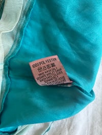 Image 4 of Vintage Y2K blue fairy mermaid cami with sequins and mesh  