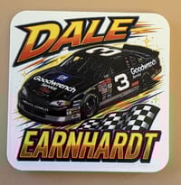 Image 1 of 🏁🧲 3” x 3” 3D Printed NASCAR Driver Magnets – 3D UV Printed