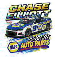 Image 3 of 🏁🧲 3” x 3” 3D Printed NASCAR Driver Magnets – 3D UV Printed