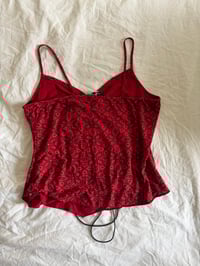 Image 2 of Vintage Y2K floral vintage halter neck asymmetrical cami 