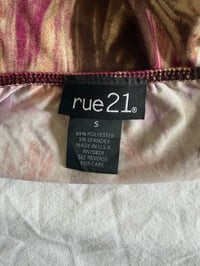 Image 4 of Vintage Y2K halter neck cami swirl pattern and braided strap detail 