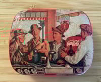 Image 1 of Vintage Tiny Coca-cola Tin
