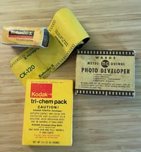 Vintage Photography Boxes and A Roll of Film