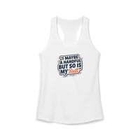 Image 1 of Women's Ideal Racerback Tank I'm A Handful But So Is My Butt
