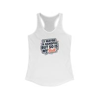Image 2 of Women's Ideal Racerback Tank I'm A Handful But So Is My Butt