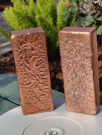 Image 1 of 10lb+ copper bars. 2 copper bars around 5lbs each. 