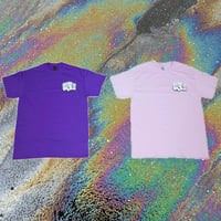 Image 2 of Dvision Unisex T-Shirt (Purple & Lavender)