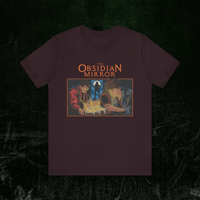 Image 2 of Unisex Graphic Tee - MYSTERY BOOK Retro Street Art - The Obsidian Mirror