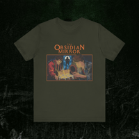 Image 4 of Unisex Graphic Tee - MYSTERY BOOK Retro Street Art - The Obsidian Mirror