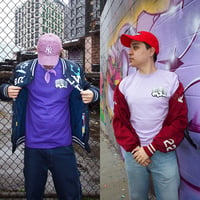 Image 1 of Dvision Unisex T-Shirt (Purple & Lavender)