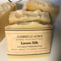 Image 4 of Lemon Silk Natural Handcrafted Herbal Soap Bar