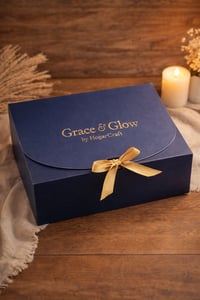 Image 3 of Grace & Glow Gift Box – Candle Set (Custom Lid Option)