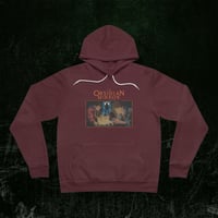 Image 3 of Pullover Fleece Hoodie - MYSTERY BOOK Vintage Street Art Print - The Obsidian Mirror