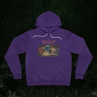 Image 5 of Pullover Fleece Hoodie - MYSTERY BOOK Vintage Street Art Print - The Obsidian Mirror