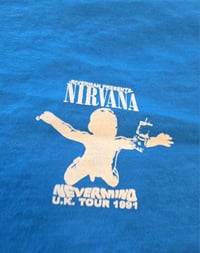 Image 6 of Nirvana UK CREW Blue long sleeve in XL
