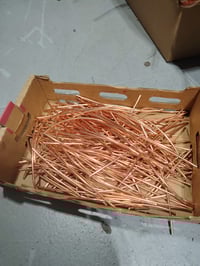 Image 1 of 10 lbs  #1 Bright copper scrap wire 4 or 6 gauge 