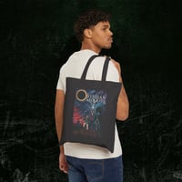 Image 2 of Canvas Tote Bag - The Obsidian Mirror HEROES Vintage Fantasy Street Art Print