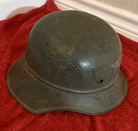 Image 3 of WW2 (Nazi Germany) Luftschutz M38 Beaded "Gladiator Style" Helmet