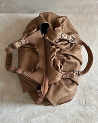 Image 6 of ITALIAN LARGE BRONZE LEATHER BAG