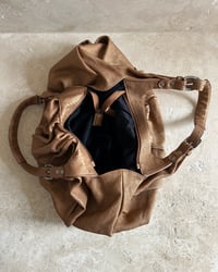 Image 7 of ITALIAN LARGE BRONZE LEATHER BAG