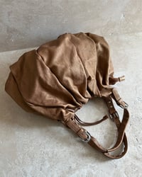 Image 10 of ITALIAN LARGE BRONZE LEATHER BAG