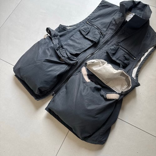 Image of Unreleased Sample SS 1995 Stone Island Multpocket Parachute Vest, Size Large