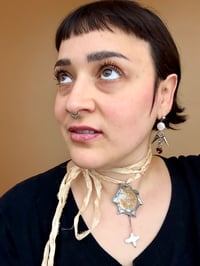 Image 2 of Peachy Beige Jingle Shell Choker 