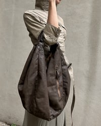 Image 2 of SLOUCHY BROWN LEATHER BAG