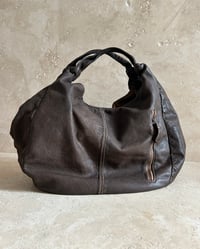 Image 6 of SLOUCHY BROWN LEATHER BAG