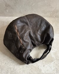 Image 11 of SLOUCHY BROWN LEATHER BAG