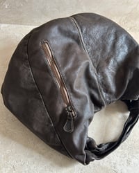 Image 12 of SLOUCHY BROWN LEATHER BAG