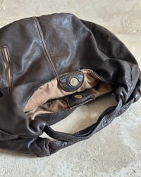 Image 10 of SLOUCHY BROWN LEATHER BAG