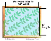 Image 3 of RnJ_Vine_GrnBlu UnFramed Print