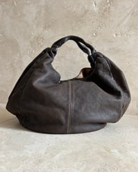 Image 7 of SLOUCHY BROWN LEATHER BAG