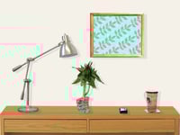 Image 4 of RnJ_Vine_GrnBlu UnFramed Print