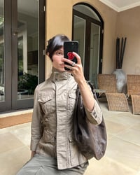 Image 14 of SLOUCHY BROWN LEATHER BAG